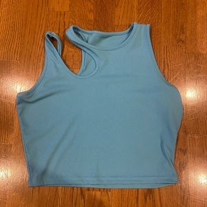 Blue tank top